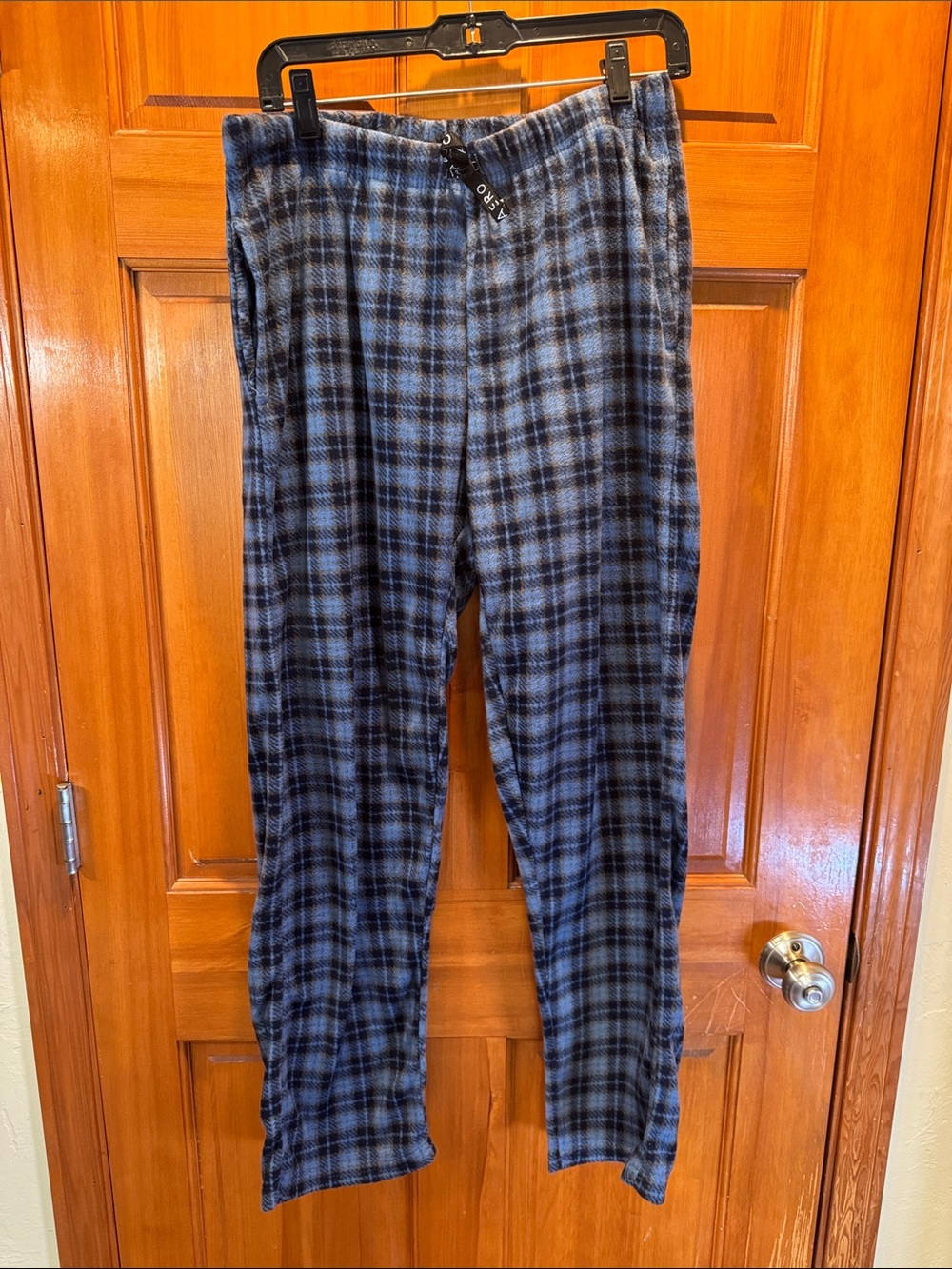 Aeropostale Like New Men’s Blue Plaid Lounge Pants- Sleepwear Size Large